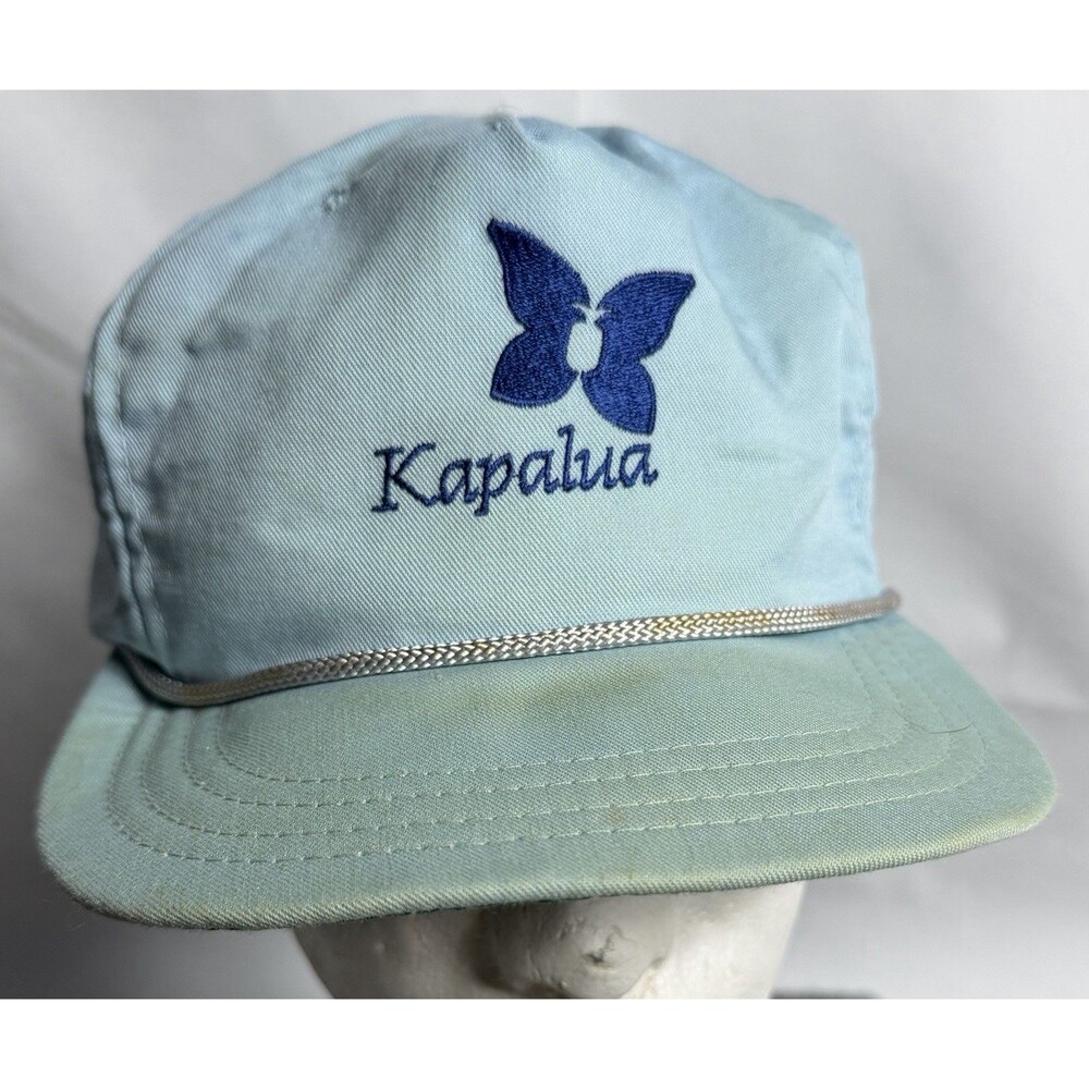 Kapalua Hawaii Vintage Cali-Fame of Los Angeles Adjustable Cap Trucker Rope
